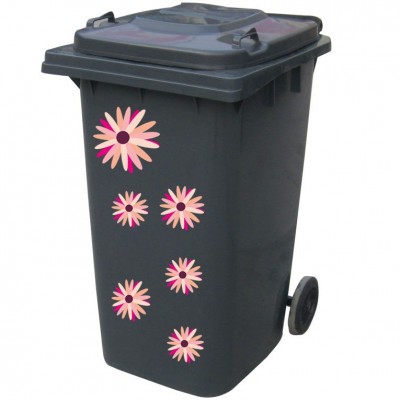 Kliko sticker bloem roze 2 - 1