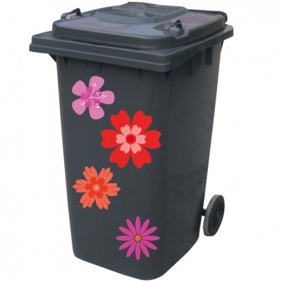 Kliko sticker bloem roze - 1