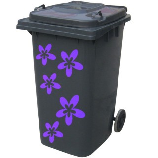 Kliko sticker flower purple - 1