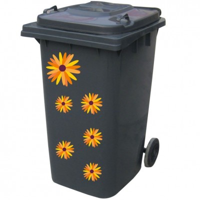 Kliko sticker bloem oranje - 1 Kliko sticker bloem oranje - 1