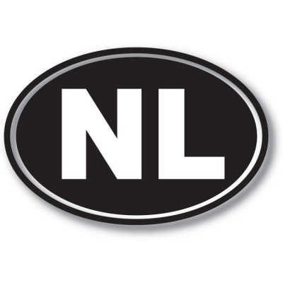NL sticker achtergrond zwart wit - 1