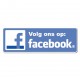 Facebook Sticker volg ons type 1