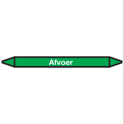 Afvoer Pictogramsticker Leidingmarkering - 1
