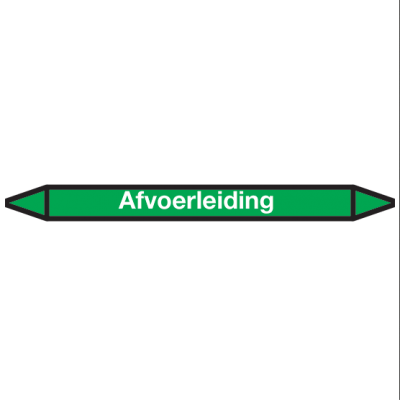 Afvoerleiding Pictogramsticker Leidingmarkering - 1