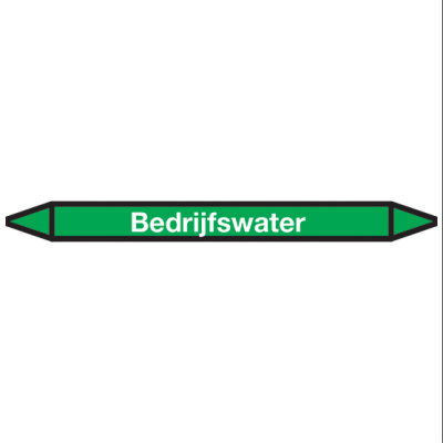 Bedrijfswater  Pictogramsticker Leidingmarkering - 1