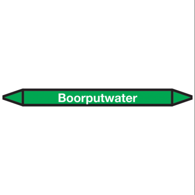 Boorputwater Pictogramsticker Leidingmarkering - 1