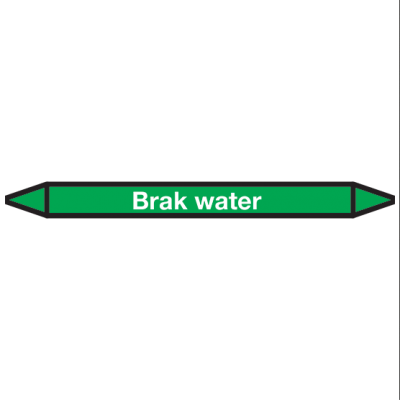 Brak Water Pictogramsticker Leidingmarkering - 1