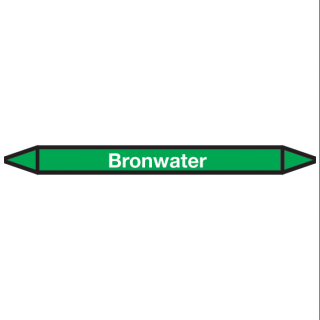 Bronwater Pictogramsticker Leidingmarkering - 1