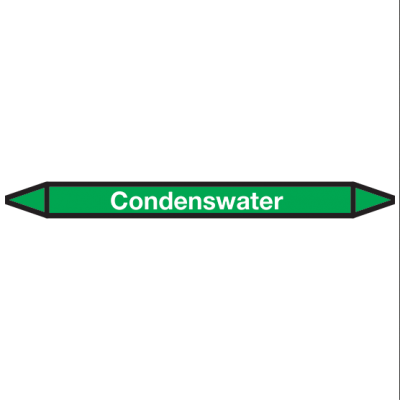 Condenswater Pictogramsticker Leidingmarkering - 1