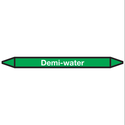 Demi Water Pictogramsticker Leidingmarkering - 1