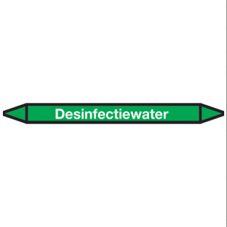 Desinfektionswasser-Piktogramm-Aufkleber, Rohrmarkierer - 1