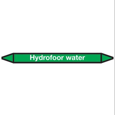 Hydrofoor-water Pictogramsticker Leidingmarkering - 1 Hydrofoor-water Pictogramsticker Leidingmarkering - 1