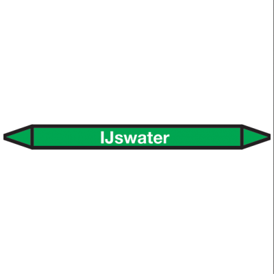 IJswater Pictogramsticker Leidingmarkering - 1 IJswater Pictogramsticker Leidingmarkering - 1