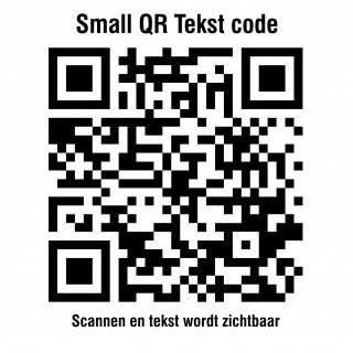 QR code TEKST / ADRES stickers - 1