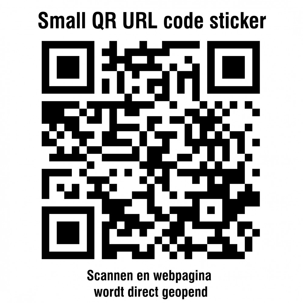 QR Code URL Aufkleber Kaufen Stickermaster