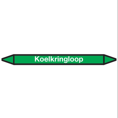 Koelkringloop Pictogramsticker Leidingmarkering - 1