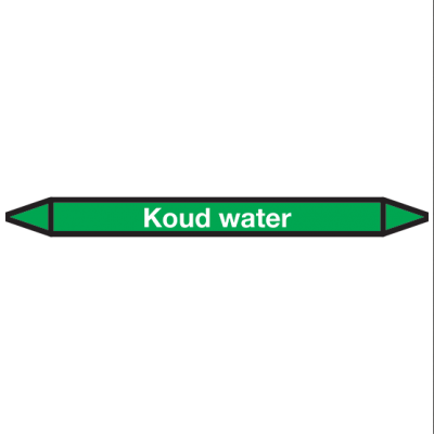 Koud-water Pictogramsticker Leidingmarkering - 1 Koud-water Pictogramsticker Leidingmarkering - 1