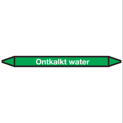 Ontkalkt-water Pictogramsticker Leidingmarkering - 1