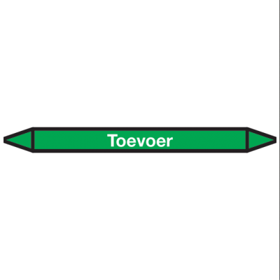 Toevoer Pictogramsticker Leidingmarkering - 1 Toevoer Pictogramsticker Leidingmarkering - 1