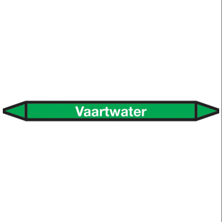 Wasserstraßen-Icon-Aufkleber Rohrmarkierung - 1