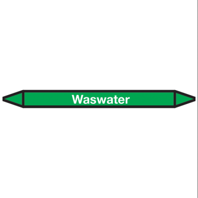 Waswater Pictogramsticker Leidingmarkering - 1 Waswater Pictogramsticker Leidingmarkering - 1