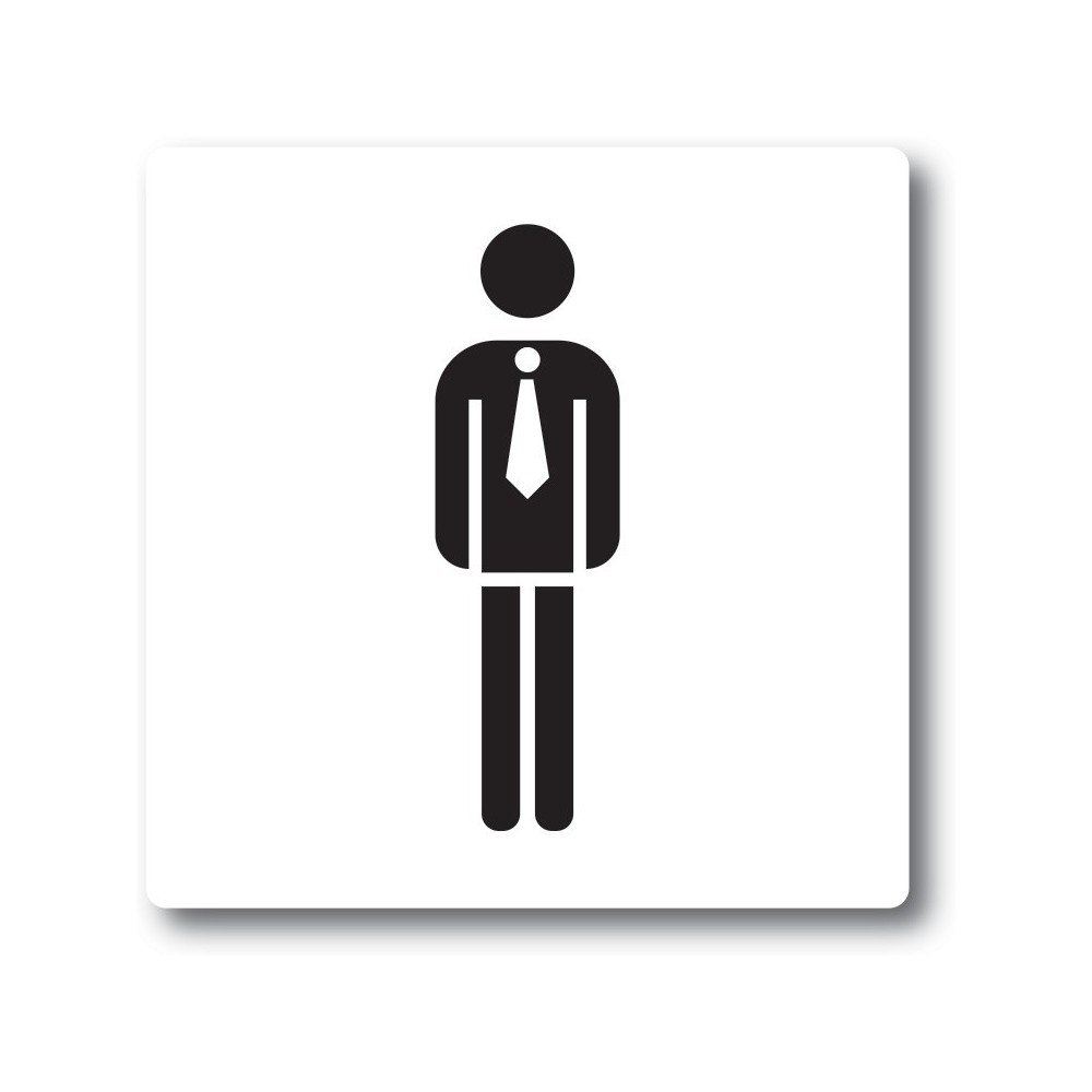 Gentleman 1 toilet sticker - 1