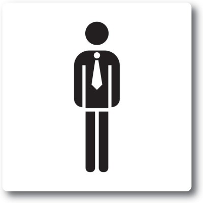 Gentleman 1 toilet sticker - 1