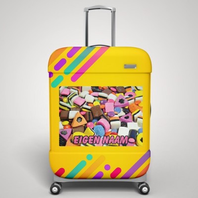 koffersticker Engelse drop - 1 koffersticker Engelse drop - 1