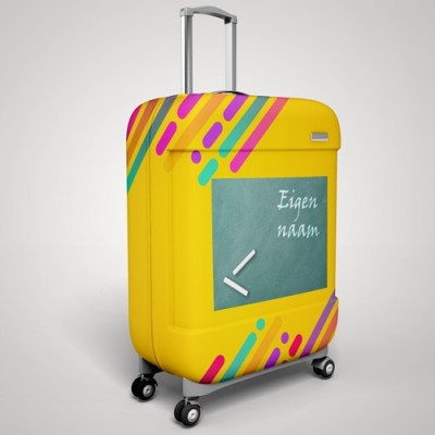 Eigen naam krijtbord koffer stickers - 2