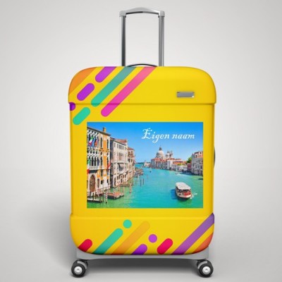 Eigen naam Venetië koffer stickers - 1