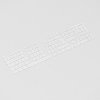 Lege transparante toetsenbord stickers - 1