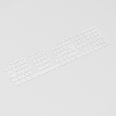 Lege transparante toetsenbord stickers - 1