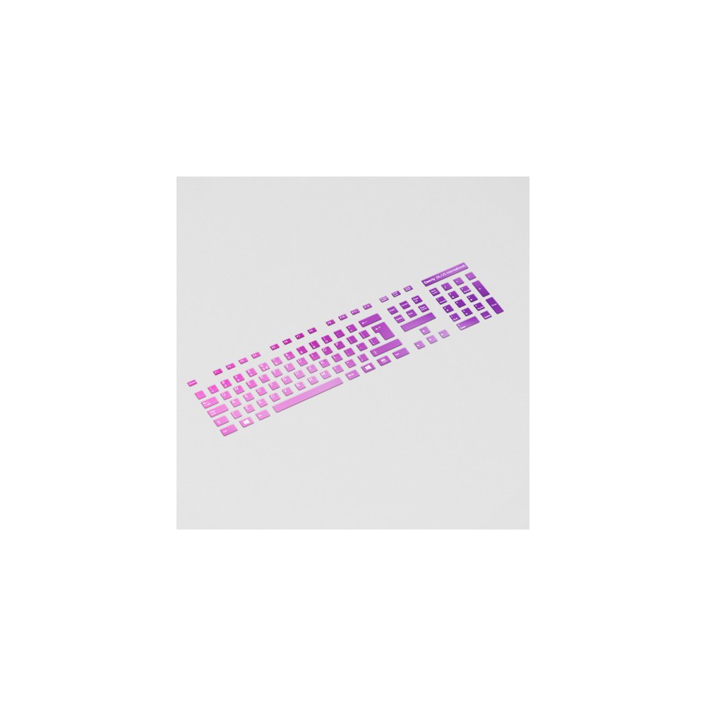 Toetsenbord letters - Roze/Paars - 1