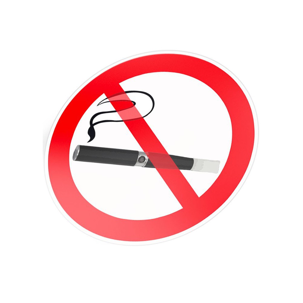 Symbole für Aufkleber mit elektronischem Rauchen verboten – 1