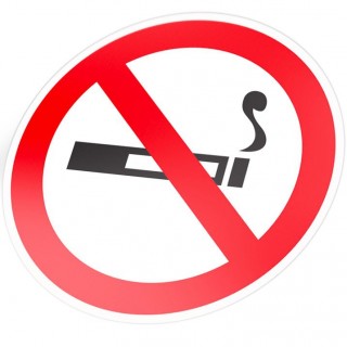 Verboden te roken stickers pictogram - 1