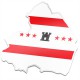 Provincie sticker Drenthe