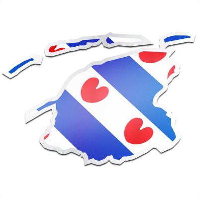 Provincie sticker Friesland - 1 Provincie sticker Friesland - 1