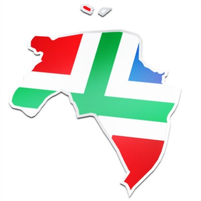 Provincie sticker Groningen - 1