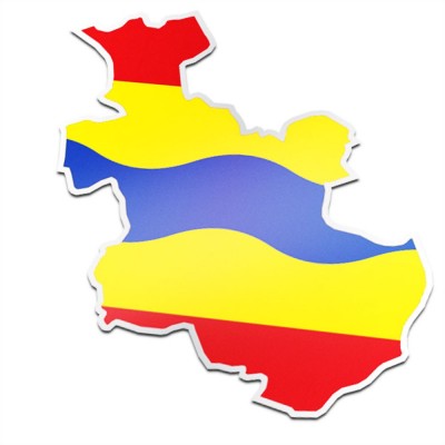 Provincie sticker Overijssel - 1 Provincie sticker Overijssel - 1