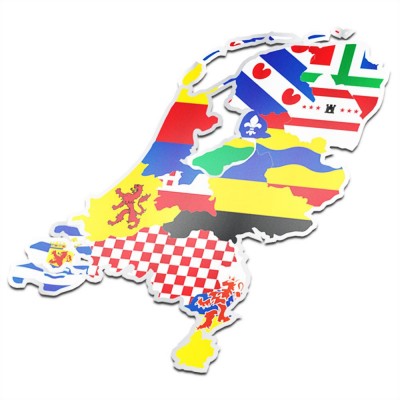 Provincie sticker Nederland compleet - 1