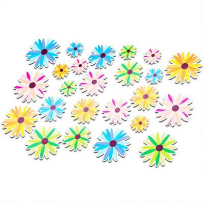 Fietsstickers bloemen set 1 - 1