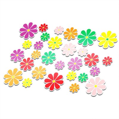 Fietsstickers bloemen set 2 - 1 Fietsstickers bloemen set 2 - 1