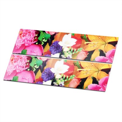 Stroken Bloemen type 3 Fiets stickers  - 1