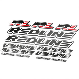 BMX Redline Sticker Set Zwart - 1