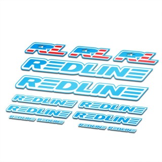 BMX Redline Sticker Set Blauw - 1