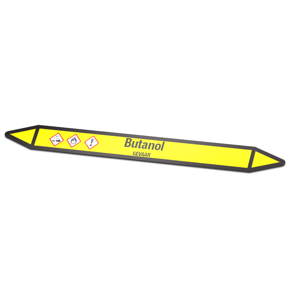 Butanol Icon sticker Pipe marking - 1