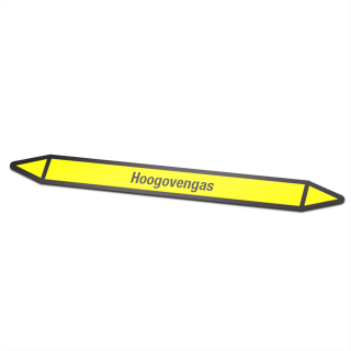 Hochofengas-Piktogramm-Aufkleber, Rohrmarkierung - 1