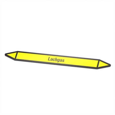 Leidingmarkering sticker | Gas | Lachgas - 1 Leidingmarkering sticker | Gas | Lachgas - 1
