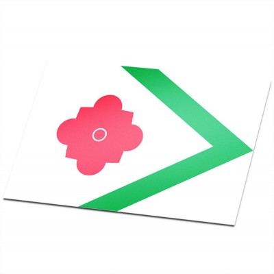 Gemeente vlag Landerd - 1