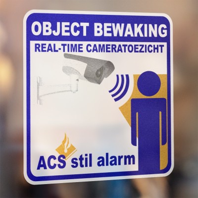 Object bewakingsticker - 2